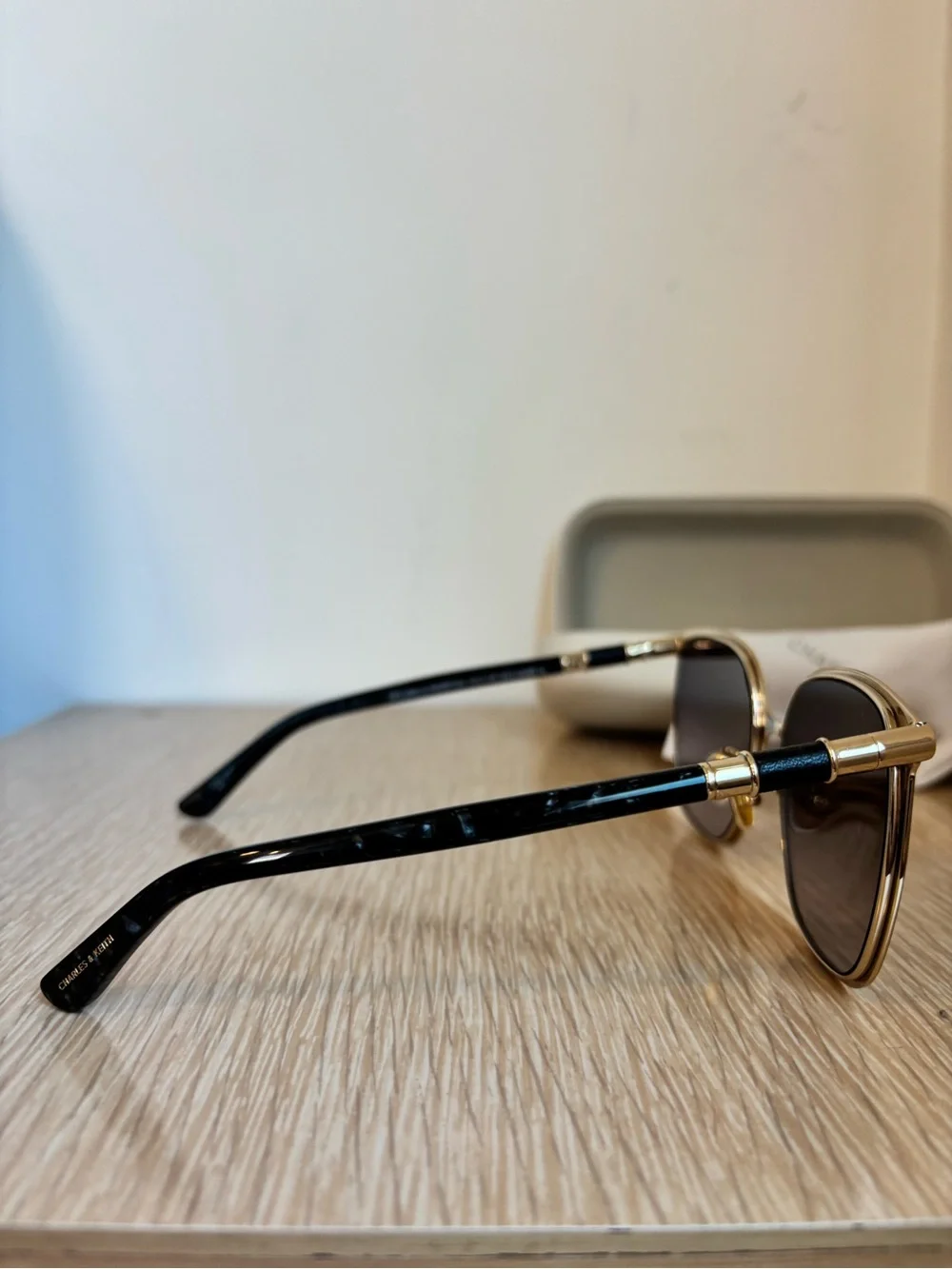 Charles & Keith Ophelia Black Sunglasses